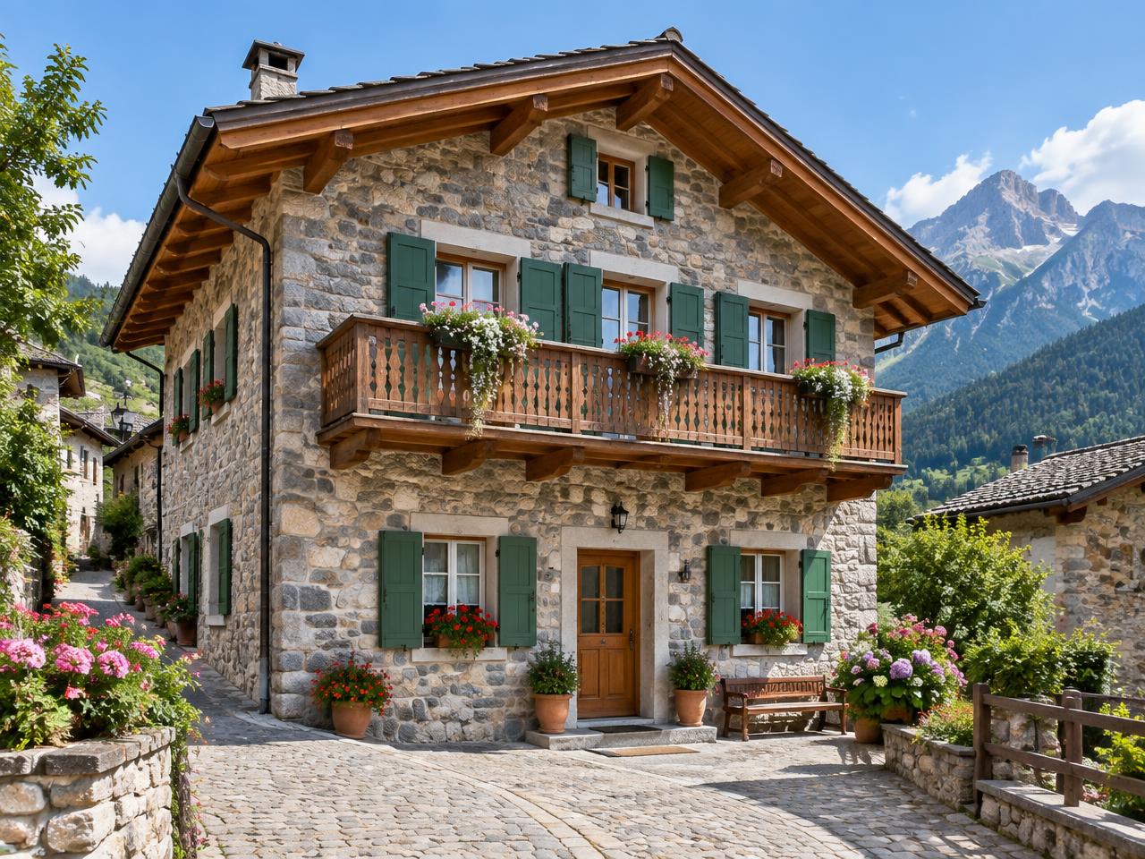 Casa tradizionale trentina (foto DEMO)